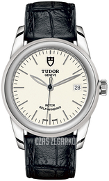Tudor Glamour Date Biały/Skóra Ø36 mm M55000-0107