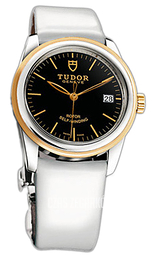 Tudor Glamour Date Czarny/Skóra Ø36 mm 55003-BIDWPLS