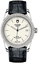 Tudor Glamour Date Biały/Skóra Ø36 mm M55020-0099