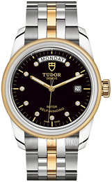 Tudor Glamour Day-Date Czarny/18 karatowe żółte złoto Ø39 mm M56003-0008