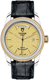 Tudor Glamour Day-Date Żółte złoto/Skóra Ø39 mm M56003-0010