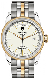 Tudor Glamour Day-Date Biały/18 karatowe żółte złoto Ø39 mm M56003-0112
