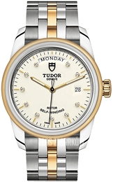Tudor Glamour Day-Date Biały/18 karatowe żółte złoto Ø39 mm M56003-0113
