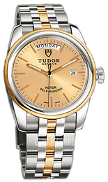 Tudor Glamour Day-Date Szampański/18 karatowe żółte złoto Ø39 mm 56003-68063-CHIDGDSTL
