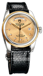 Tudor Glamour Day-Date Szampański/Skóra Ø39 mm 56003-CHDIDBLZSGD