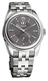 Tudor Glamour Double Date Szary/Stal Ø42 mm 57000-68070-GDIDS
