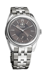Tudor Glamour Double Date Szary/Stal Ø42 mm 57000-68070-GIDS