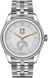 Tudor Glamour Double Date Srebrny/Stal Ø42 mm M57100-0002