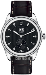 Tudor Glamour Double Date Czarny/Skóra Ø42 mm M57100-0019