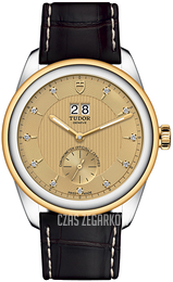 Tudor Glamour Double Date Żółte złoto/Skóra Ø42 mm M57103-0024