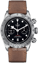 Tudor Black Bay Chrono Czarny/Skóra Ø41 mm 79350-0002