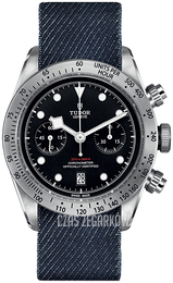 Tudor Black Bay Chrono Czarny/Tkanina Ø41 mm M79350-0003