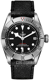 Tudor Black Bay Steel Czarny/Skóra Ø41 mm 79730-0003