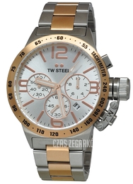 TW Steel Canteen Srebrny/Stal Ø50 mm CB124
