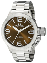 TW Steel Canteen Brązowy/Stal Ø45 mm CB21