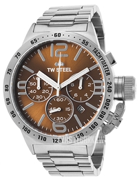 TW Steel Canteen Brązowy/Stal Ø45 mm CB23