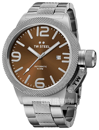 TW Steel Canteen Brązowy/Stal Ø50 mm CB26