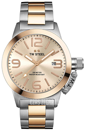 TW Steel Canteen Różowe złoto/Stal w kolorze różowego złota Ø40 mm CB404