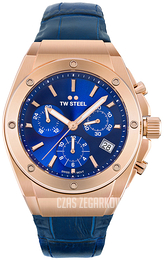 TW Steel Tech Niebieski/Skóra Ø38 mm CE4036