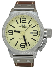 TW Steel Canteen Kremowy/Skóra Ø50 mm CS16