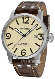 TW Steel Maverick Beżowy/Skóra Ø48 mm MS22