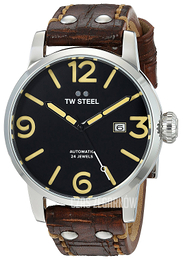 TW Steel Maverick Czarny/Skóra Ø45 mm MS5