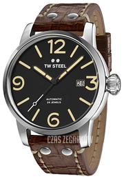 TW Steel Maverick Czarny/Skóra Ø48 mm MS6