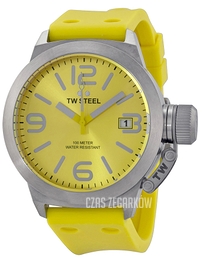 TW Steel Canteen Żółty/Guma Ø45 mm TW520