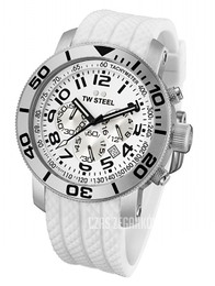 TW Steel Grandeur Diver Biały/Guma Ø45 mm TW94