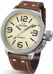 TW Steel Canteen Brązowy/Skóra Ø50 mm TWA953