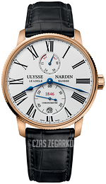 Ulysse Nardin Marine Collection Biały/Skóra Ø42 mm 1182-310-40