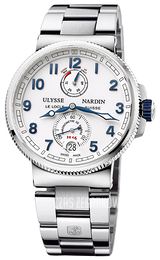 Ulysse Nardin Marine Collection Biały/Stal Ø43 mm 1183-126-7M-60