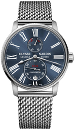 Ulysse Nardin Marine Torpilleur Niebieski/Stal Ø42 mm 1183-310-7MIL-43