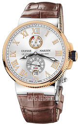 Ulysse Nardin Marine Collection Srebrny/Skóra Ø45 mm 1185-122-41 V2