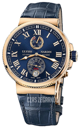 Ulysse Nardin Marine Collection Niebieski/Skóra Ø43 mm 1186-126-43