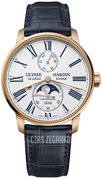 Ulysse Nardin Marine Torpilleur Biały/Skóra Ø42 mm 1192-310-0A-1A