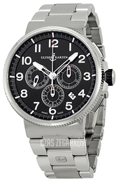 Ulysse Nardin Marine Collection Chronograph Manufacture Czarny/Stal Ø43 mm 1503-150-7M-62