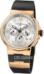 Ulysse Nardin Marine Collection Chronograph Manufacture Srebrny/Guma Ø43 mm 1506-150-3-61