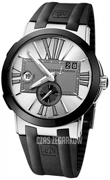 Ulysse Nardin Dual Time Srebrny/Guma Ø43 mm 243-00-3-421