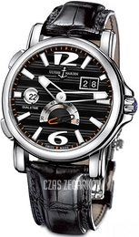 Ulysse Nardin Dual Time Czarny/Skóra Ø42 mm 243-55-62