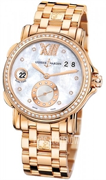 Ulysse Nardin Dual Time Lady Biały/18 karatowe różowe złoto Ø37 mm 246-22B-8-391