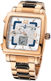 Ulysse Nardin Dual Time Srebrny/18 karatowe różowe złoto Ø42 mm 246-92-8M-600