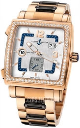 Ulysse Nardin Dual Time Srebrny/18 karatowe różowe złoto Ø42 mm 246-92B-8M-600