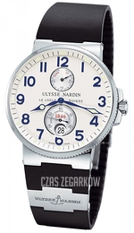Ulysse Nardin Marine Collection Chronometer Srebrny/Guma Ø41 mm 263-66-3