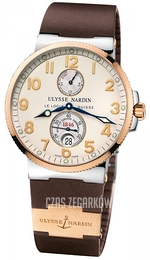 Ulysse Nardin Marine Collection Chronometer Srebrny/Guma Ø41 mm 265-66-3-60