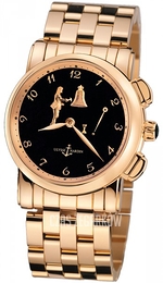 Ulysse Nardin Complicated Hourstriker Czarny/18 karatowe różowe złoto Ø42 mm 6106-103-8-E2
