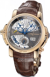Ulysse Nardin Complicated Sonata Dual Time Szary/Skóra Ø42 mm 676-88-212