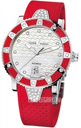 Ulysse Nardin Ladies Diver Biały/Guma Ø40 mm 8103-101E-3C-10.16