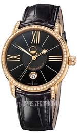 Ulysse Nardin Classico Czarny/Skóra Ø40 mm 8296-122B-2-42