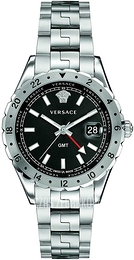 Versace Hellenyium Czarny/Stal Ø42 mm V11020015
